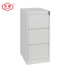 Luoyang Huadu design moderno escritório aço 3 gaveta do armário para F4